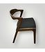 50454 Walnut Mid-Century Modern Chair Set of 2