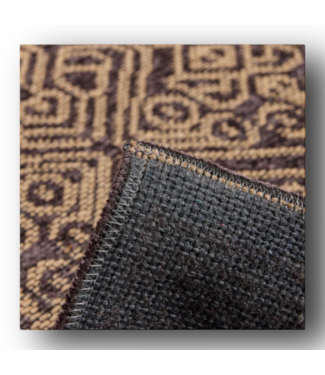 50460 Loomed Jute Charcoal Indoor Rug 8'W x 10'L