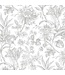 50468 Silver Botanical Vinyl Wallpaper 30.75 sq. ft.