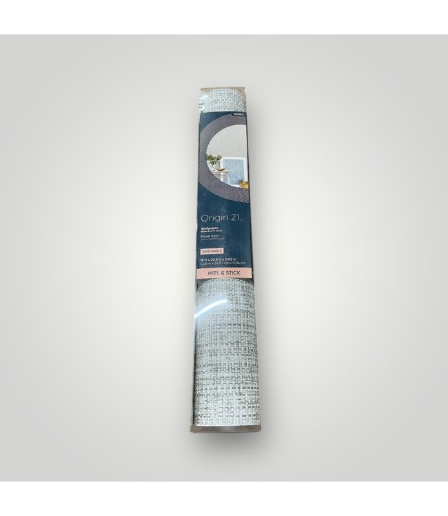 50469 Taupe Textured Vinyl Wallpaper 30.75 sq. ft.