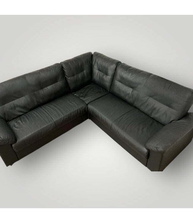 50453 Black Sectional Couch