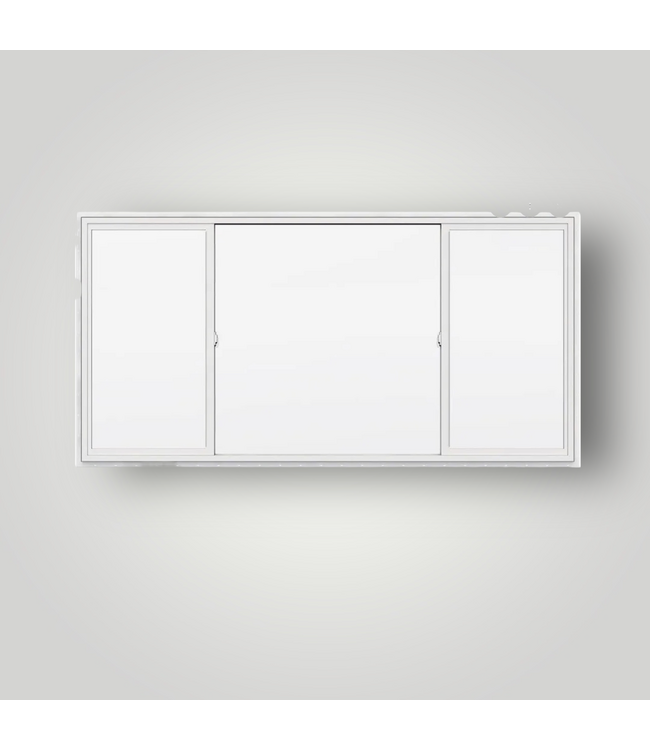 50472 White Exterior/Interior Window 95.5"W x 47.5"H