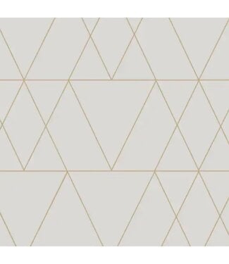 50484 Gold Triangles Vinyl Wallpaper 30.75 sq. ft.