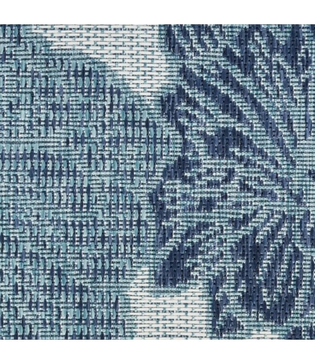 50493 Blue Garden Oasis Runner Rug 2' x 6'