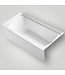 50499 White Vikrell Soaking Bathtub Right Drain