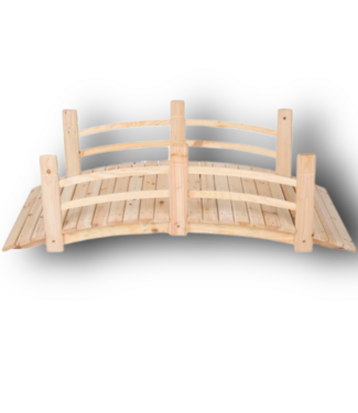 50500 5' Natural Cedar Garden Bridge