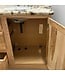 50498 Natural Hickory Vanity with Pantry