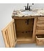 50498 Natural Hickory Vanity with Pantry