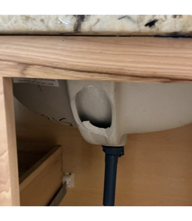 50498 Natural Hickory Vanity with Pantry