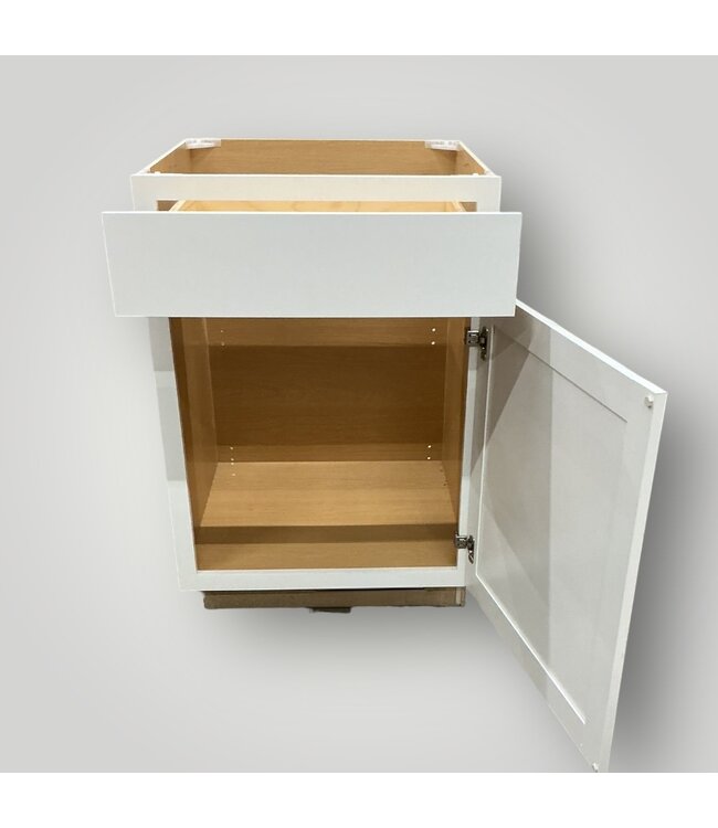 50514 Fresh White Base Cabinet 24"W