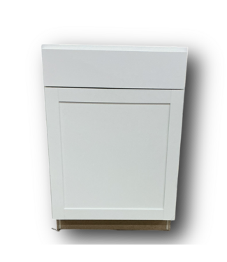 50514 Fresh White Base Cabinet 24"W