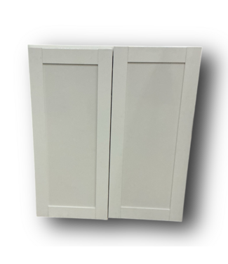50524 White Shaker Wall Cabinet 27"W