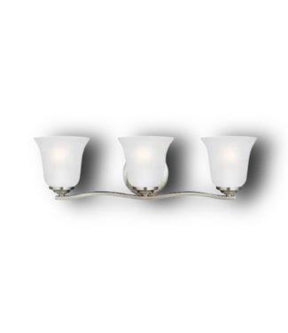 50536 Brushed Nickel Bathroom Vanity Light 23.25"
