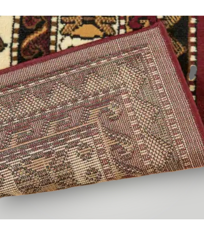 50539 Rectangle Burgundy Area Rug 2'W x 7'L