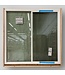 50545 White Vinyl Sliding Window 71"W x 69.5"H