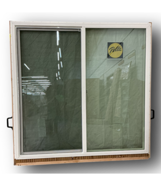50545 White Vinyl Sliding Window 71"W x 69.5"H