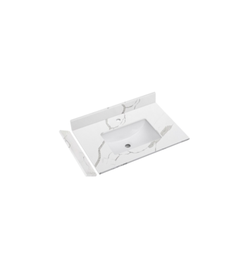 50559 Quartz Vanity Top 30"W
