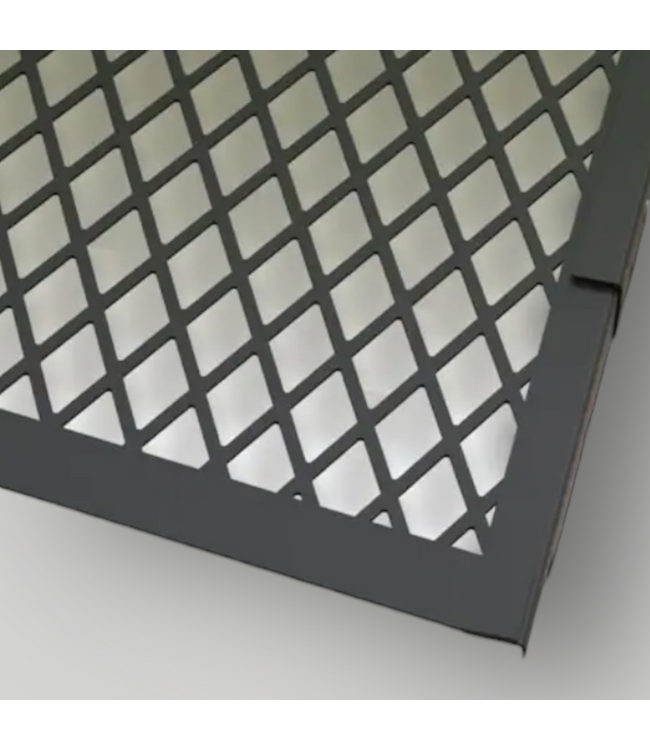 50567 Black U-Shaped Window Well Cover 76"W x 26"D