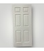 50576 6-Panel Fire Rated Exterior Door 35.75"W x 79"H