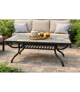 50554 Mosaic Stone Top Patio Table