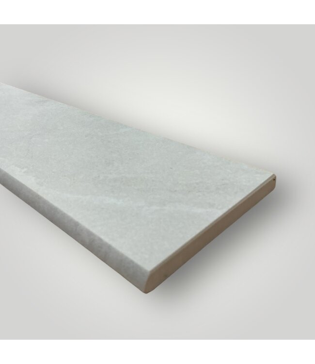 50592 Smokey White Bullnose Tile 4" x 24" 9-pcs