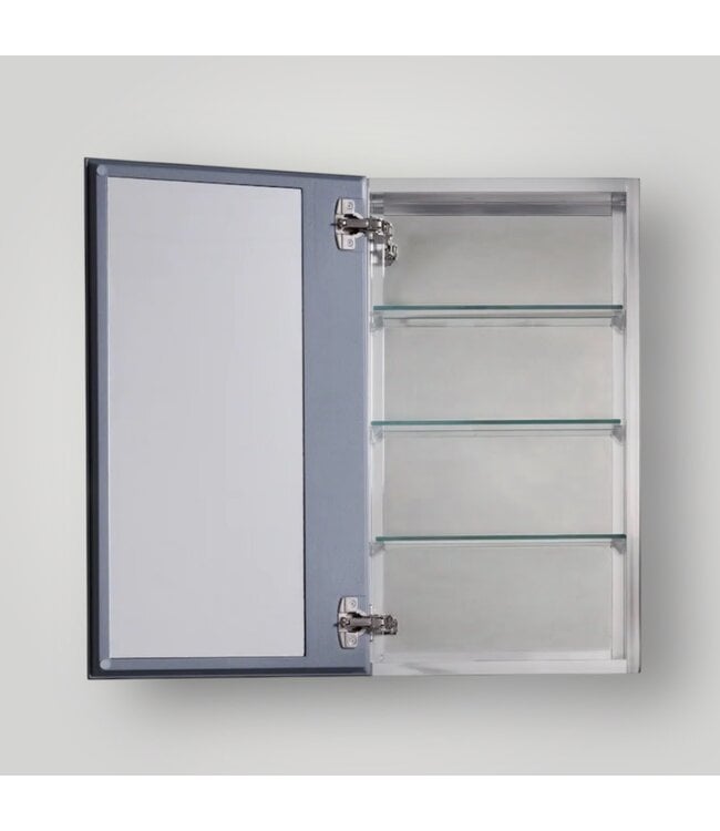 50596 Silver Fog Free Square Medicine Cabinet