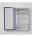 50596 Silver Fog Free Square Medicine Cabinet