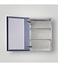50600 Fog Free Silver Square Mirrored Medicine Cabinet