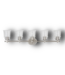 50601 Brushed Nickel 5-Light Vanity Light