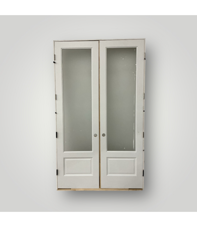 50589 French Doors 3/4 Lite Frosted Glass 57.75" x 97.5"
