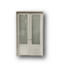 50589 French Doors 3/4 Lite Frosted Glass 57.75" x 97.5"