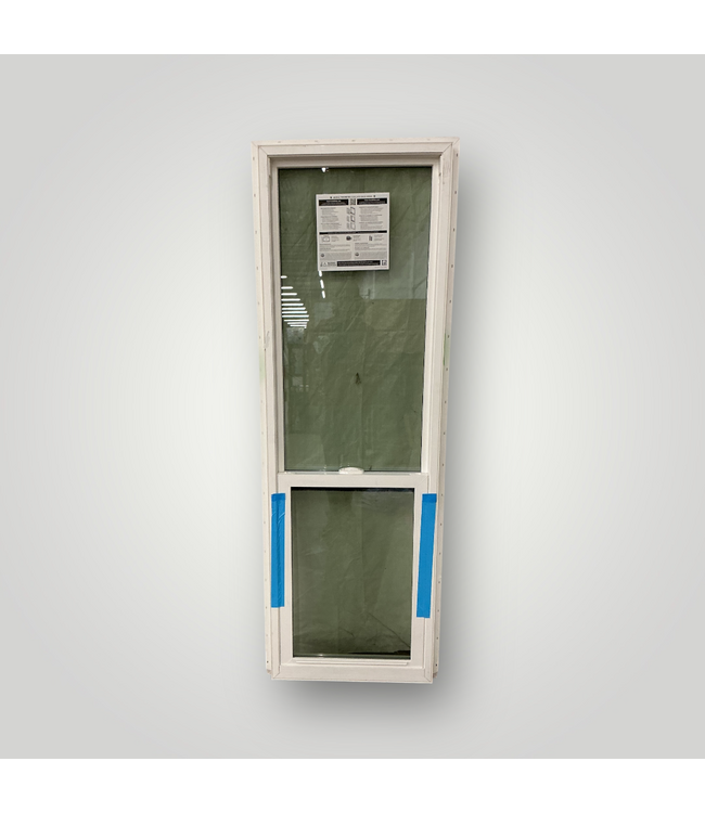 50606 White Vinyl Vertical Sliding Window 23"W x 71"H