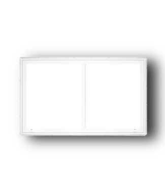50607 White Vinyl Horizontal Sliding Window 60"W