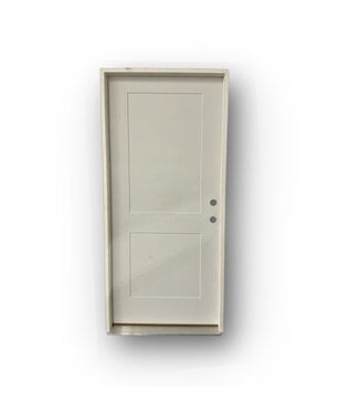 50614  Prehung Steel 2 -Panel Exterior Door 36" x 79.25"