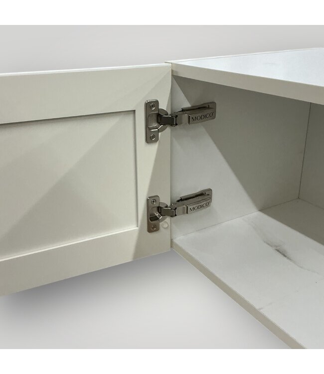 50634  Eggshell 33"W Bridge Cabinet