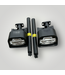 50637 2 -Pack Black Solar LED Outdoor Path Light