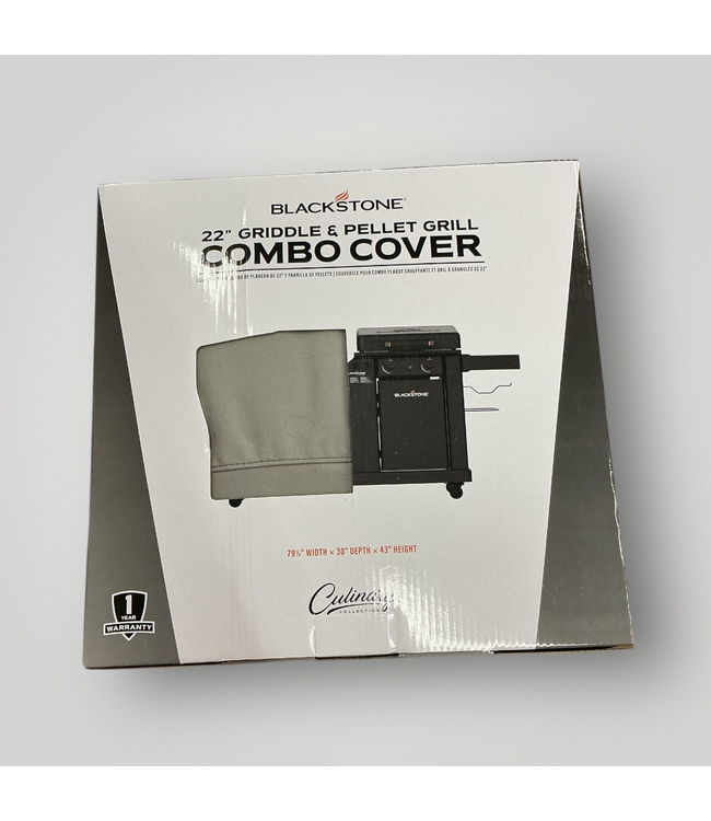50645 79"W x 43"H Gray and Black Pellet Grill Cover
