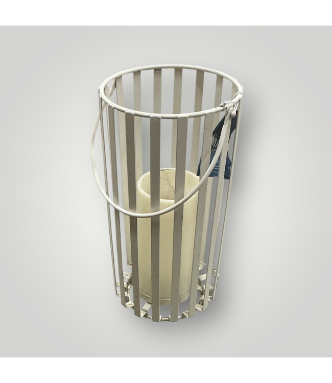 50648 Cream White LED Outdoor Decorative Lantern