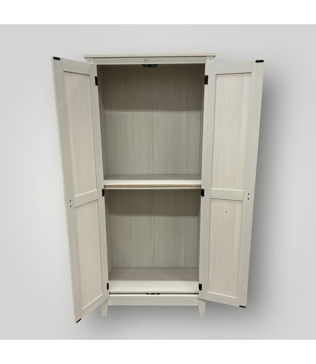 50666 Ivory Pine Storage Cabinet 29.75"W