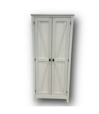 50666 Ivory Pine Storage Cabinet 29.75"W