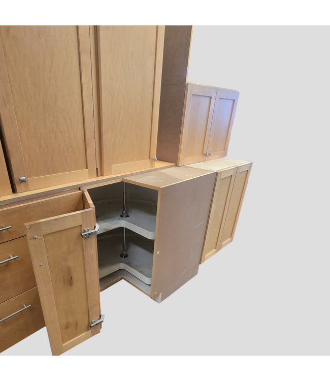 50663 Natural Oak Cabinet Set of 19-pcs