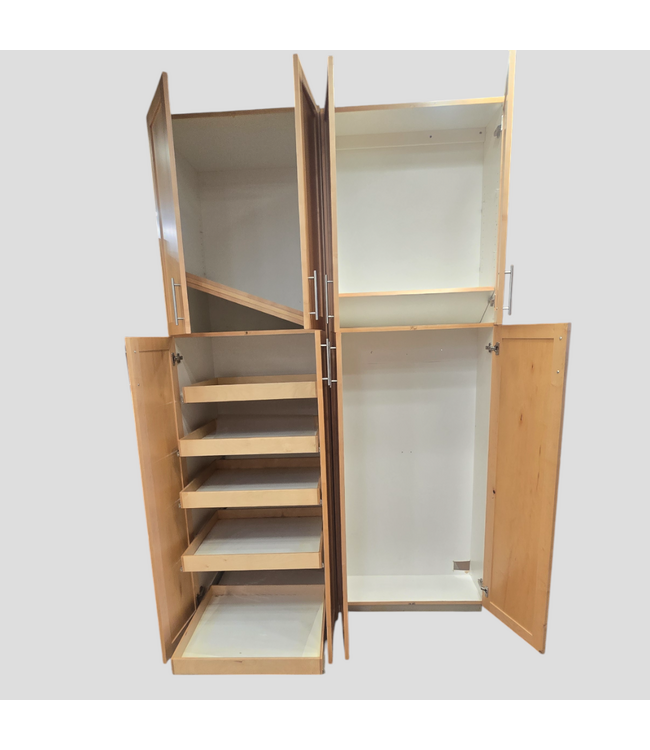 50663 Natural Oak Cabinet Set of 19-pcs