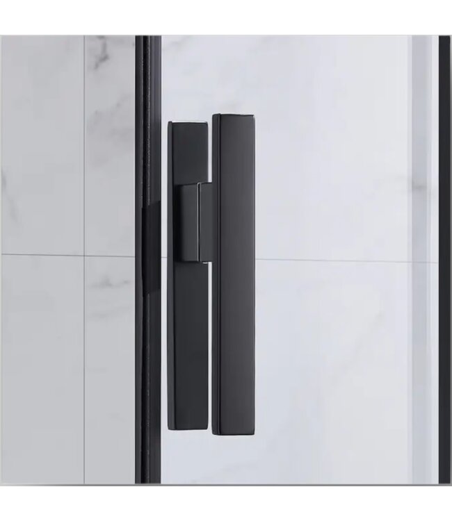 50662 Frameless Clear Glass Shower Door 55"W-79"H