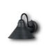 50672 1 -Light 9"H Black Outdoor Wall Light