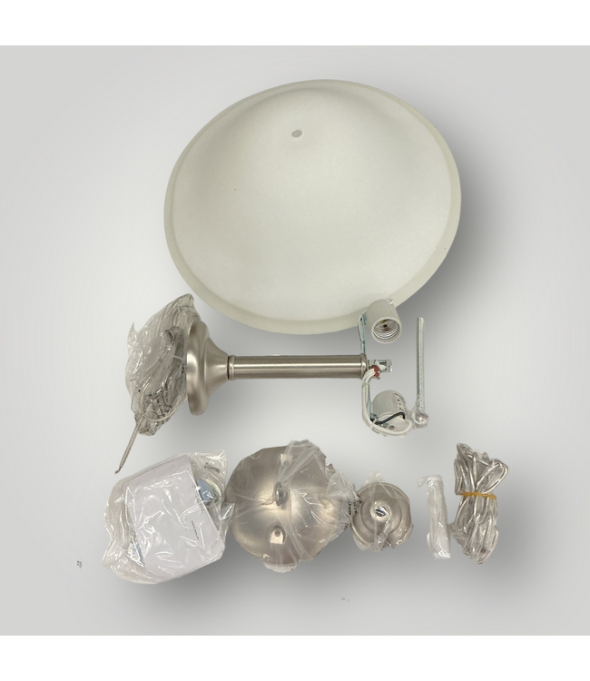 50679 3 -Light Brushed Nickel Semi-flush Light