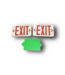 50685 LED White Thermoplastic Hardwired Exit Sign