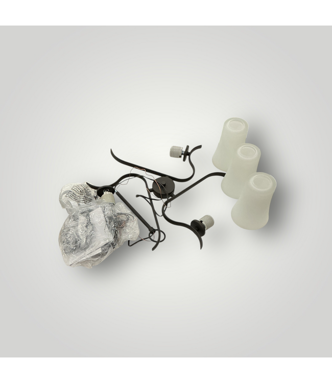 50689  3‑Light Olde Bronze Mini Chandelier