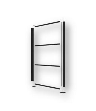 50695 Matte Black Aluminum Decorative Screen Panel Kit