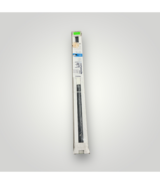 50703 72" W x 36" H White Composite Deck Rail Kit