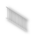 50705 6ft x 36in White Composite Deck Stair Rail Kit
